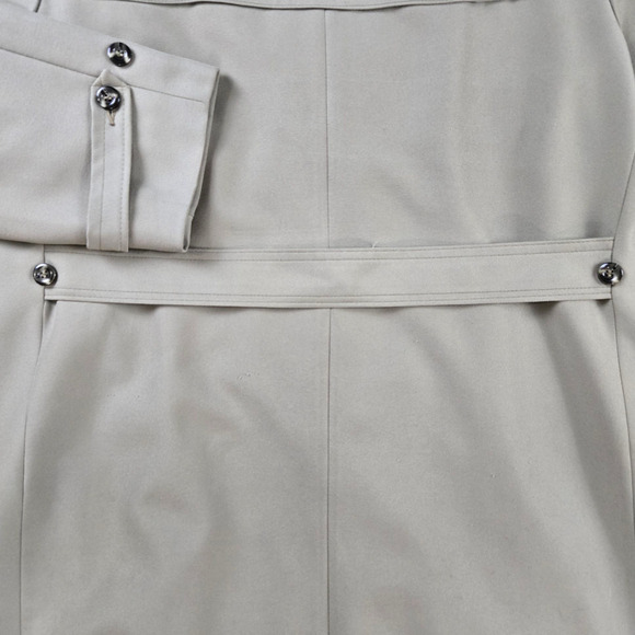 1960s Vintage Olive Drab Green Single Breasted Casual Car Coat Size 44R - Picture 10 of 11